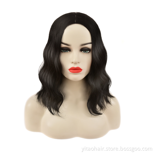 Fashion Men Wigs Brown Black Man Wig Short Synthetic Wig Natural for Men DHL Soft FEDEX French Hair Style TNT Technique EMS grey